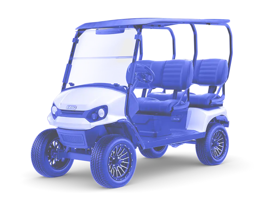 Accent Graphic Golf Cart